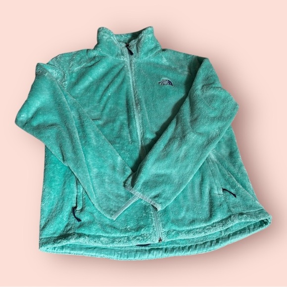 THE NORTH FACE Women's Osito Full Zip Fleece Jacket teal X-Large‎ - Picture 1 of 4